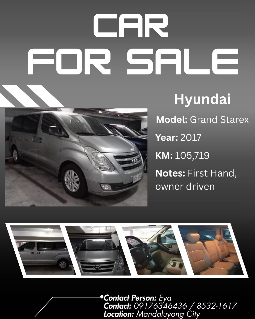 Used 2017 Hyundai Grand Starex Used 2017 Hyundai Grand Starex