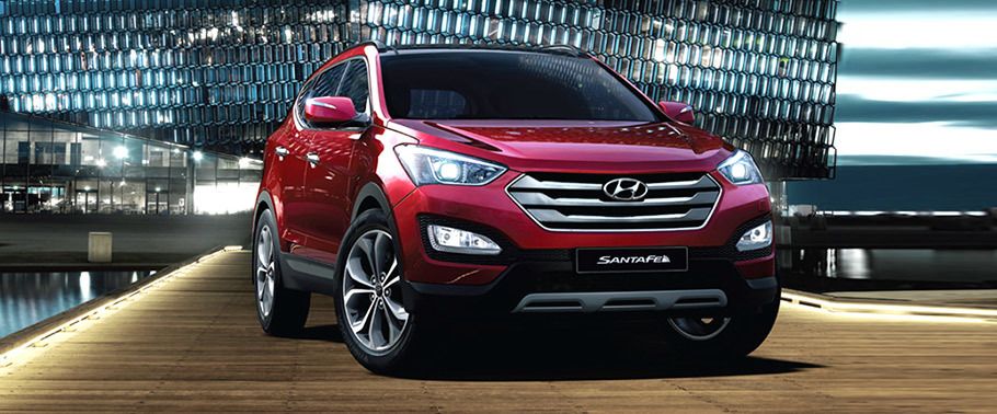 Hyundai Santa Fe (2016-2018) Red