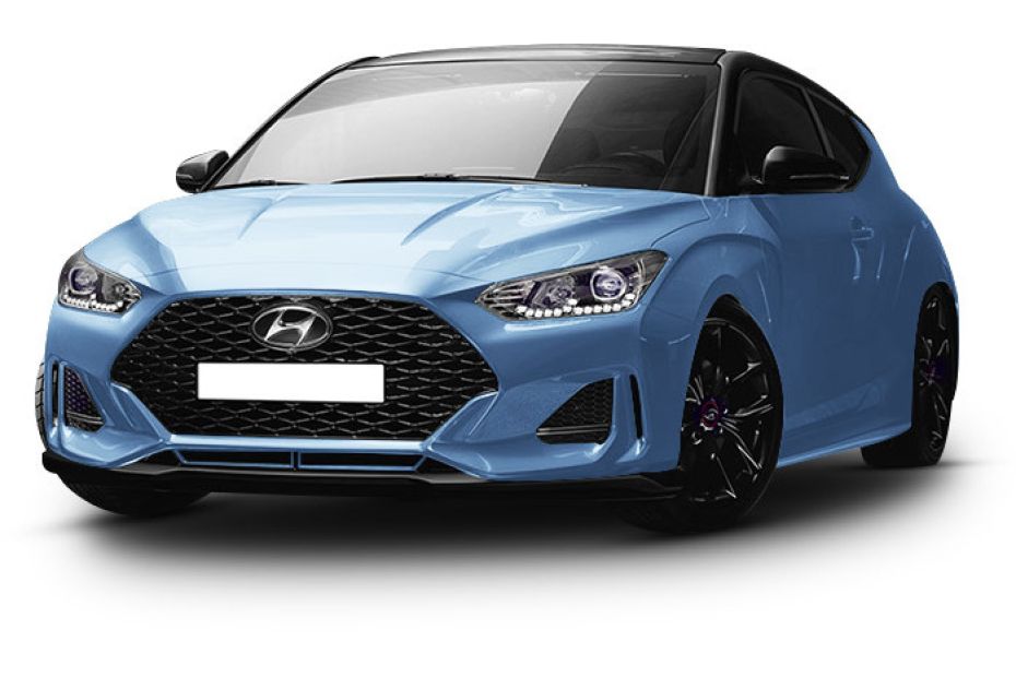 Hyundai Veloster Blue Hyundai Veloster Blue
