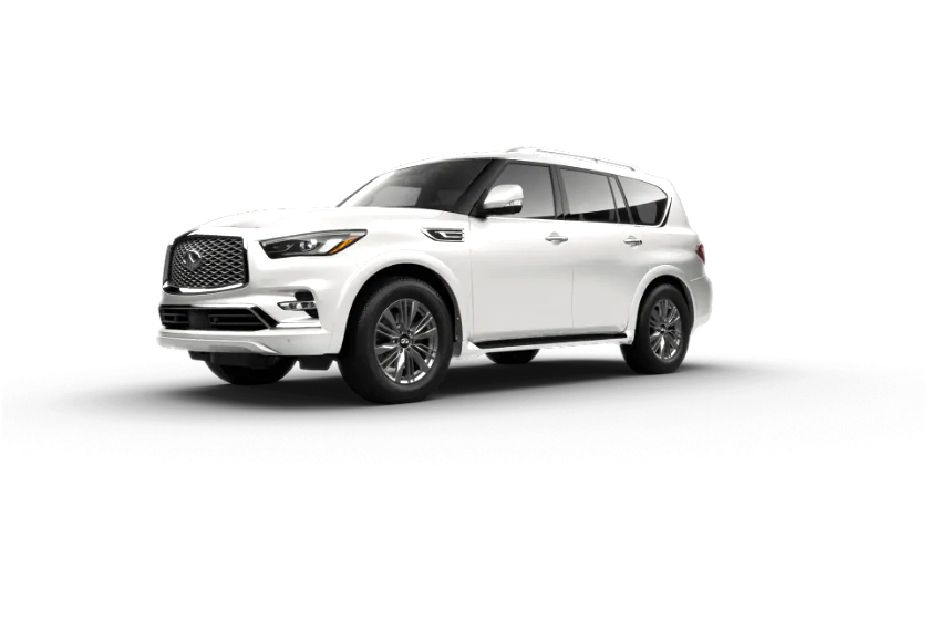 Infiniti QX80 Moonstone White