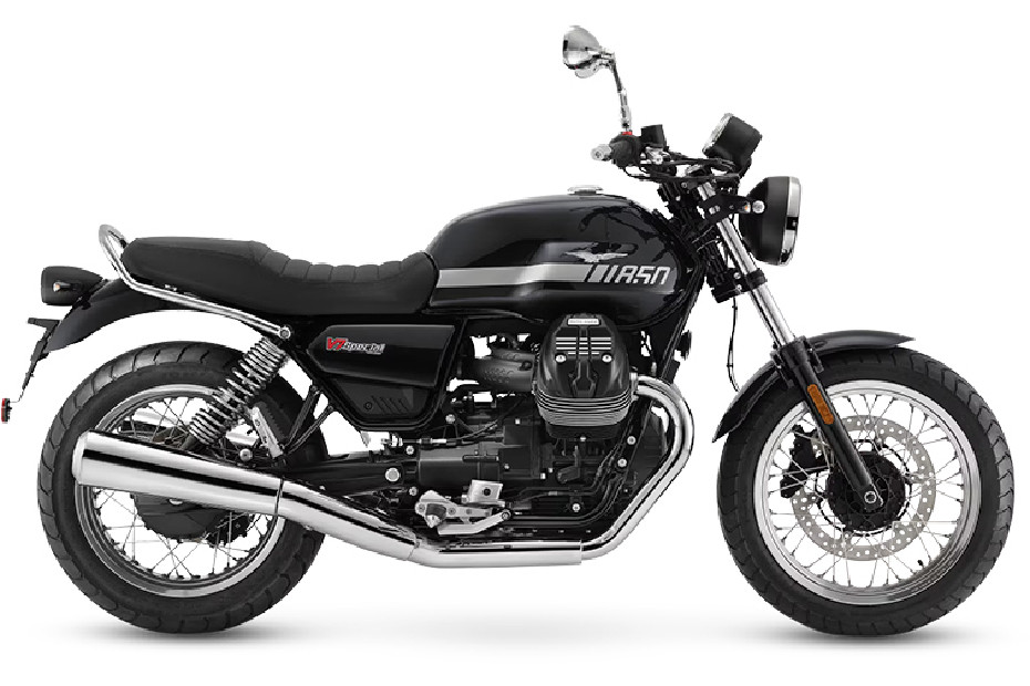 Moto Guzzi V7 Silver Stripe Monochrome