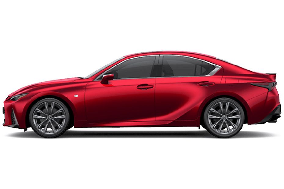 Lexus IS Radiant Red Contrast Layering