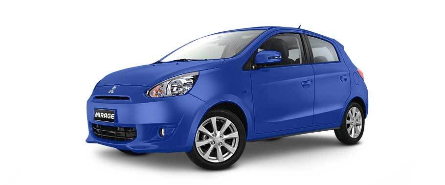 Mitsubishi Mirage (2012-2014) Medium Blue Mica