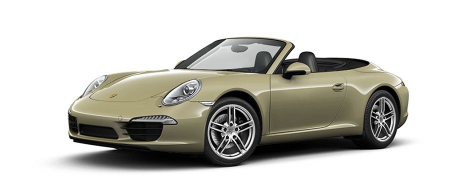 Porsche 911 Carrera Cabriolet Lime Gold Metallic
