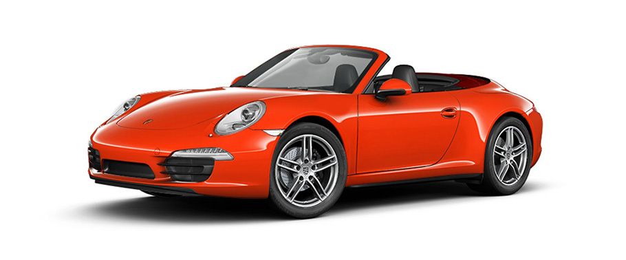 Porsche 911 Carrera 4 Cabriolet Lava Orange