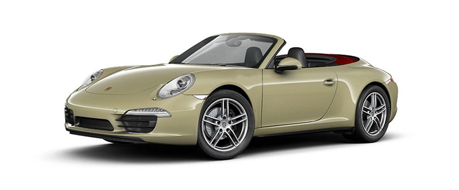 Porsche 911 Carrera 4 Cabriolet Lime Gold Metallic
