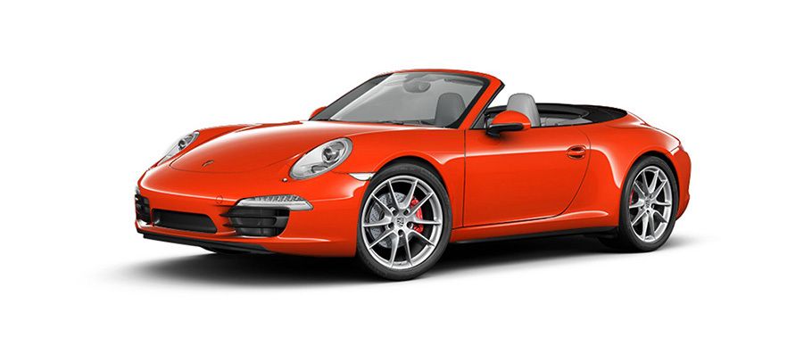 Porsche 911 Carrera 4S Cabriolet Lava Orange