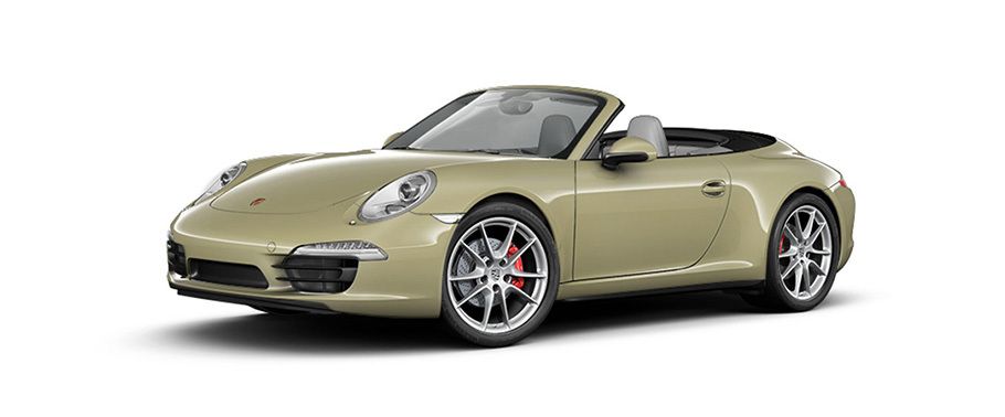 Porsche 911 Carrera 4S Cabriolet Lime Gold Metallic