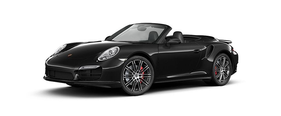 Porsche 911 Turbo Cabriolet Jet Black Metallic