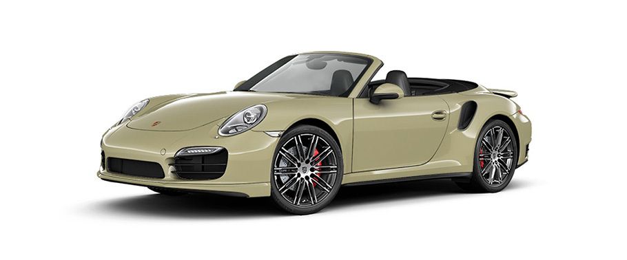 Porsche 911 Turbo Cabriolet Lime Gold Metallic