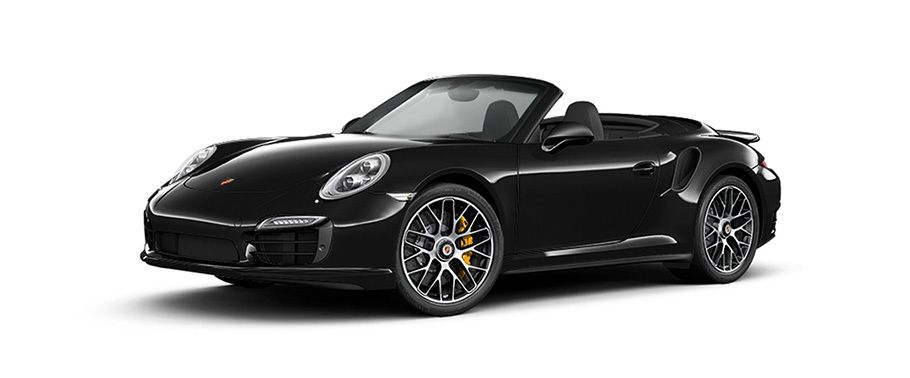 Porsche 911 Turbo S cabriolet Black