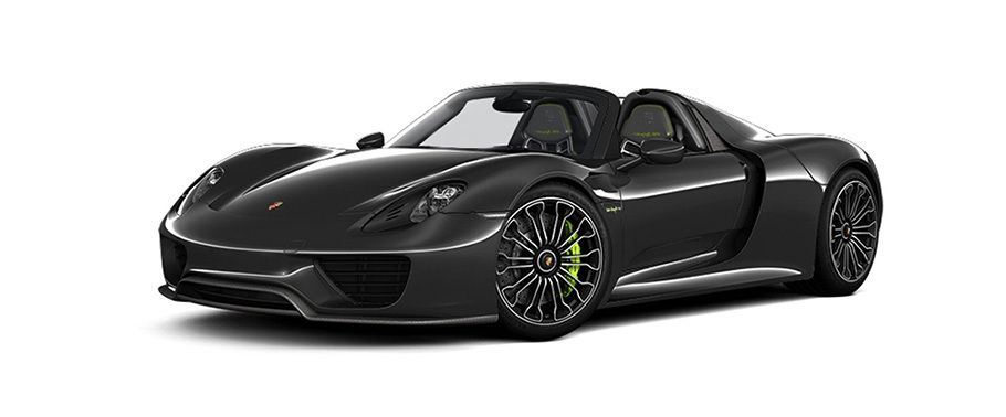 Porsche 918 Spy Basalt Black Metallic