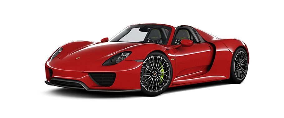 Porsche 918 Spy Guards Red