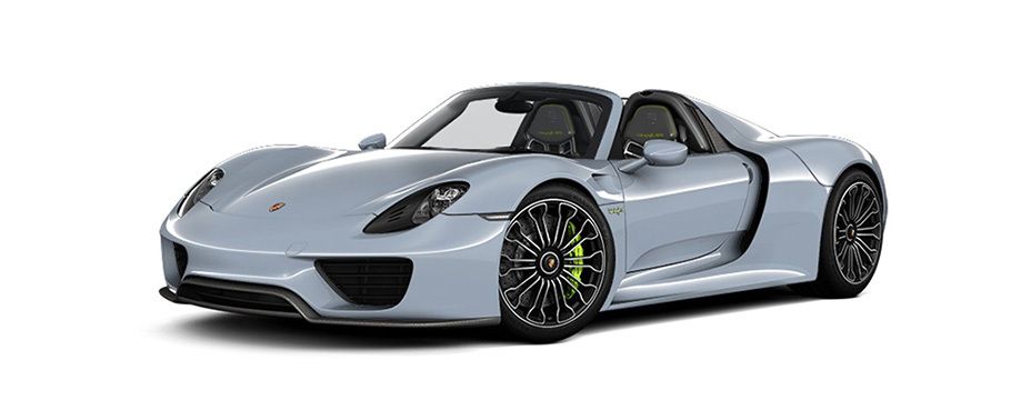 Porsche 918 Spy Liquid Metal Chrome Blue