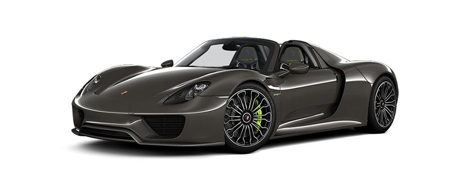 Porsche 918 Spy Meteor Grey Metallic