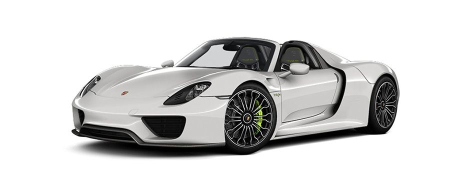 Porsche 918 Spy White