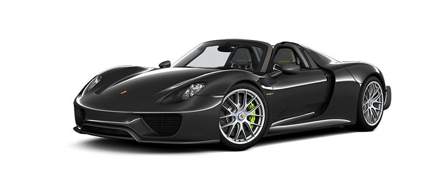 Porsche 918 Spyder Weissach Package Basalt Black Metallic