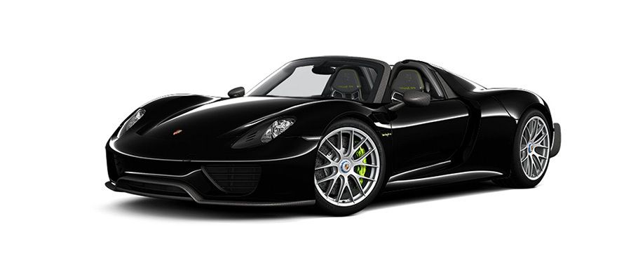 Porsche 918 Spyder Weissach Package Black