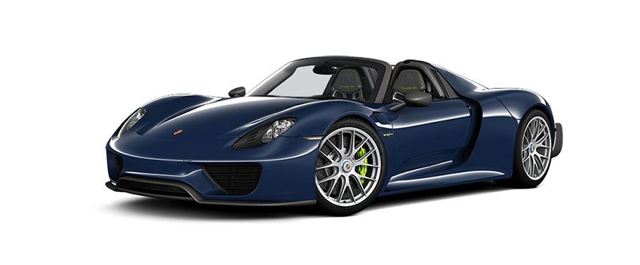 Porsche 918 Spyder Weissach Package Dark Blue Metallic