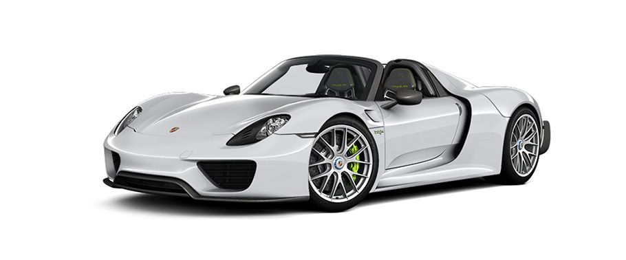 Porsche 918 Spyder Weissach Package Gt Silver Metallic