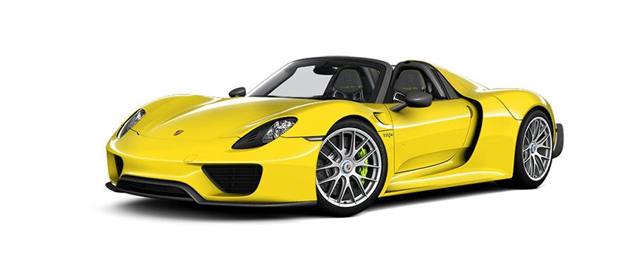 Porsche 918 Spyder Weissach Package Racing Yellow
