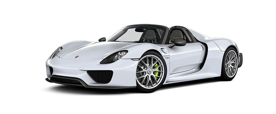Porsche 918 Spyder Weissach Package Rhodium Silver Metallic