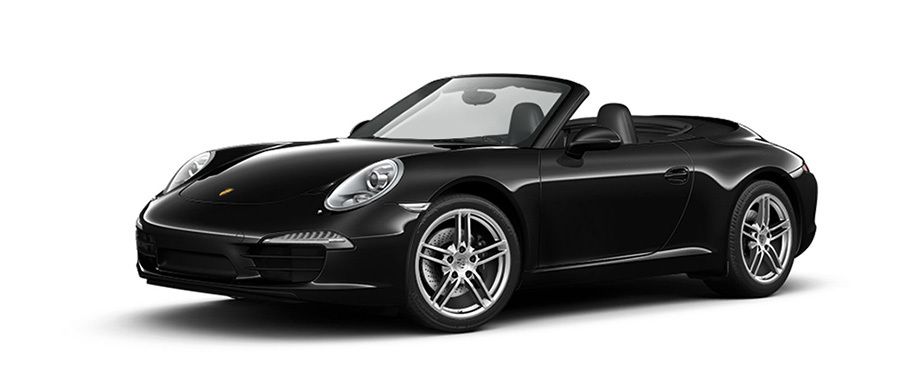 Porsche 911 Carrera Cabriolet Black Edition Jet Black Metallic
