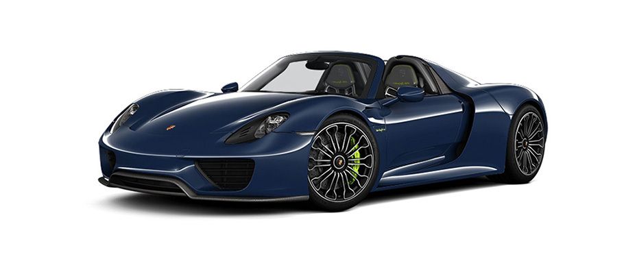 Porsche 918 Spyder Dark Blue Metallic