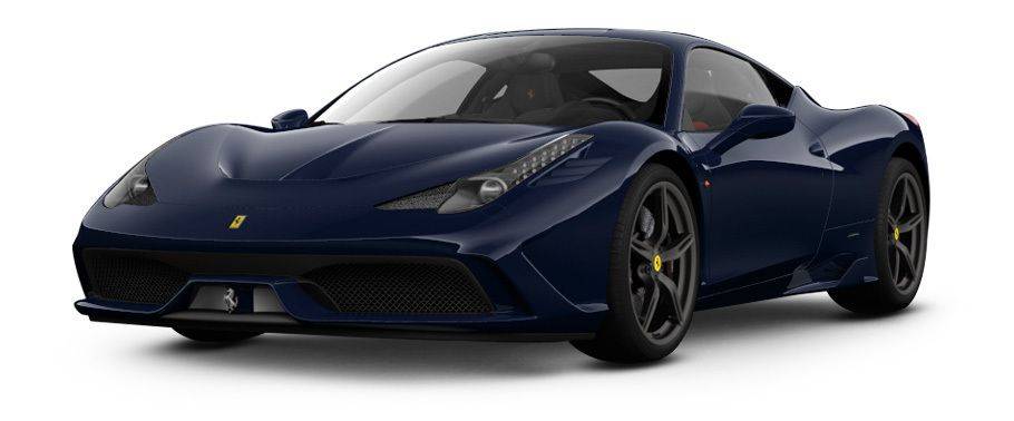 Ferrari 458 Speciale Blu Scozia