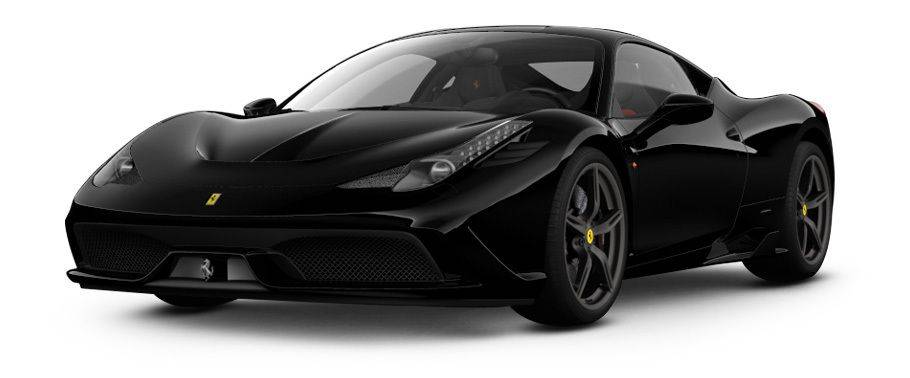 Ferrari 458 Speciale Nero Pastello