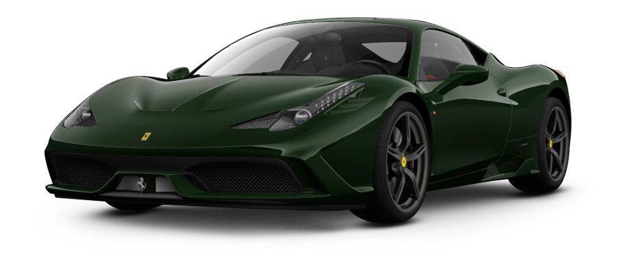 Ferrari 458 Speciale Verde British