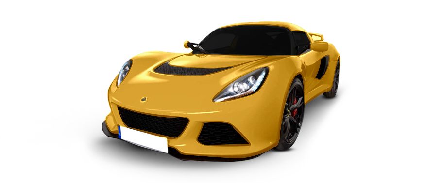 Lotus Exige S Coupe Metallic Yellow