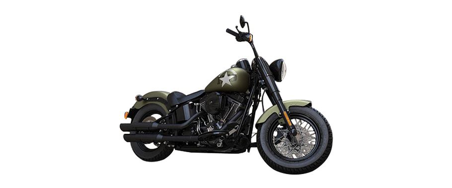 Harley-Davidson Softtail Slim S Olive Gold Denim Harley-Davidson Softtail Slim S Olive Gold Denim