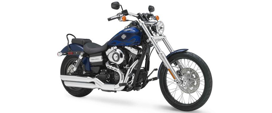 Harley-Davidson Wide Glide Blue Harley-Davidson Wide Glide Blue