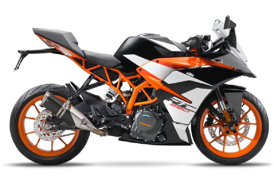 KTM RC 390 Black & White & Orange