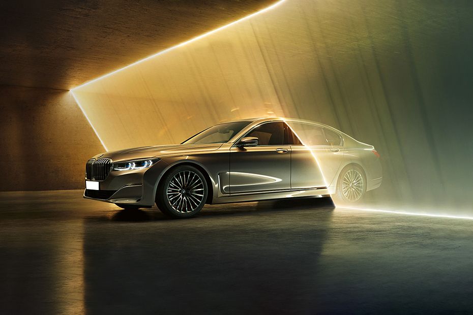 BMW 7 Series Sedan Front Angle Low View