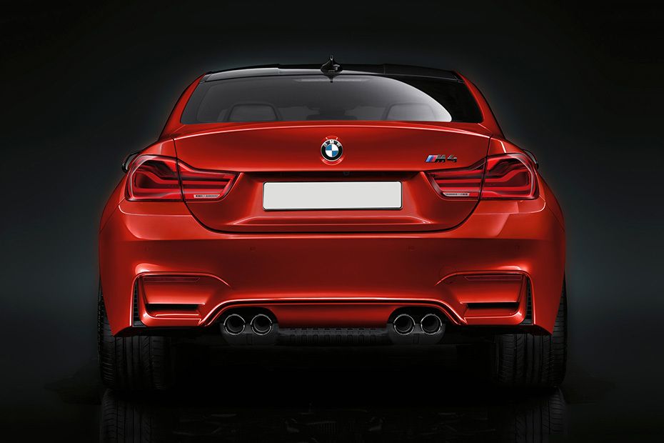 BMW M4 Coupe Full Rear View BMW M4 Coupe Full Rear View