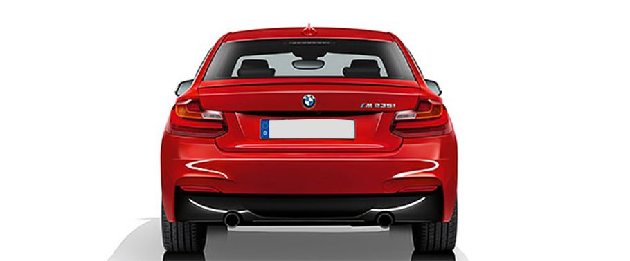 Full Rear View of BMW 2 Series