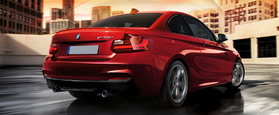 2 Series Rear angle view