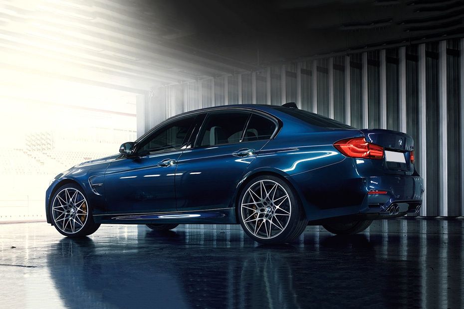 Rear Cross View of BMW M3 Sedan