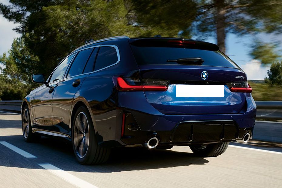 BMW 3 Series Touring Rear Angle View