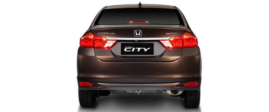 Full Rear View of Honda City (2003-2013)