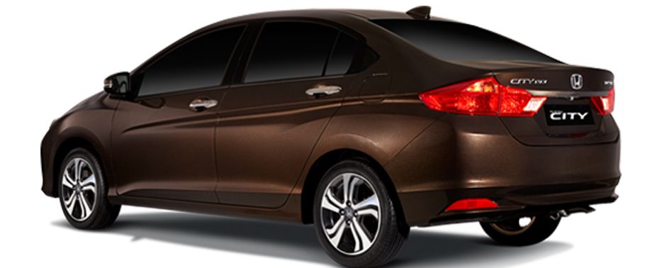 Rear Cross Side View of Honda City (2003-2013)