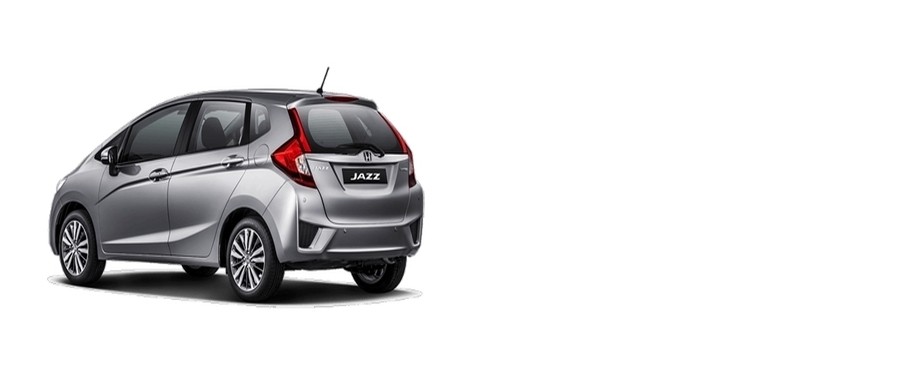 Rear Cross View of Honda Jazz (2014-2017)