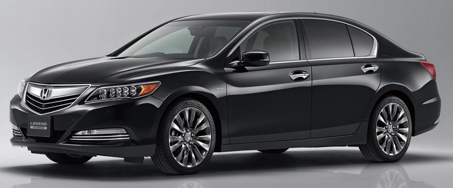 Honda Legend Front Angle High View