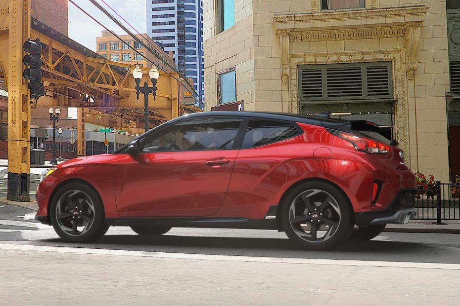 Hyundai Veloster Rear Cross View Hyundai Veloster Rear Cross View