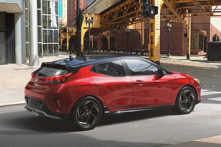 Hyundai Veloster Rear Medium Side View Veloster Rear Medium Side View