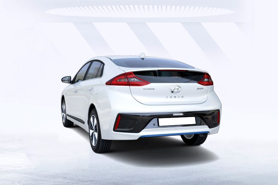 Rear Medium View of Hyundai Ioniq Hybrid