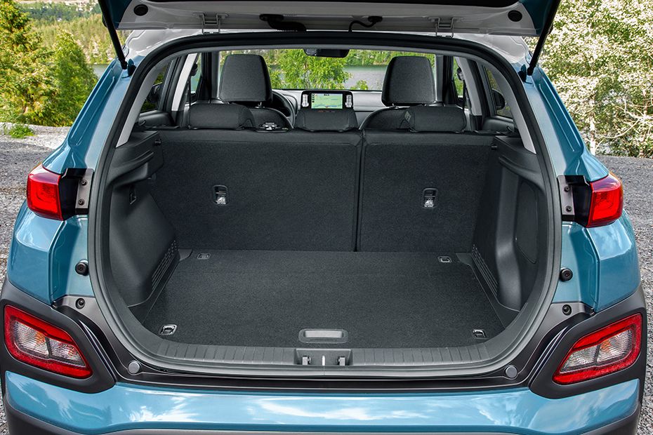 Trunk Open Closer View of Kona EV