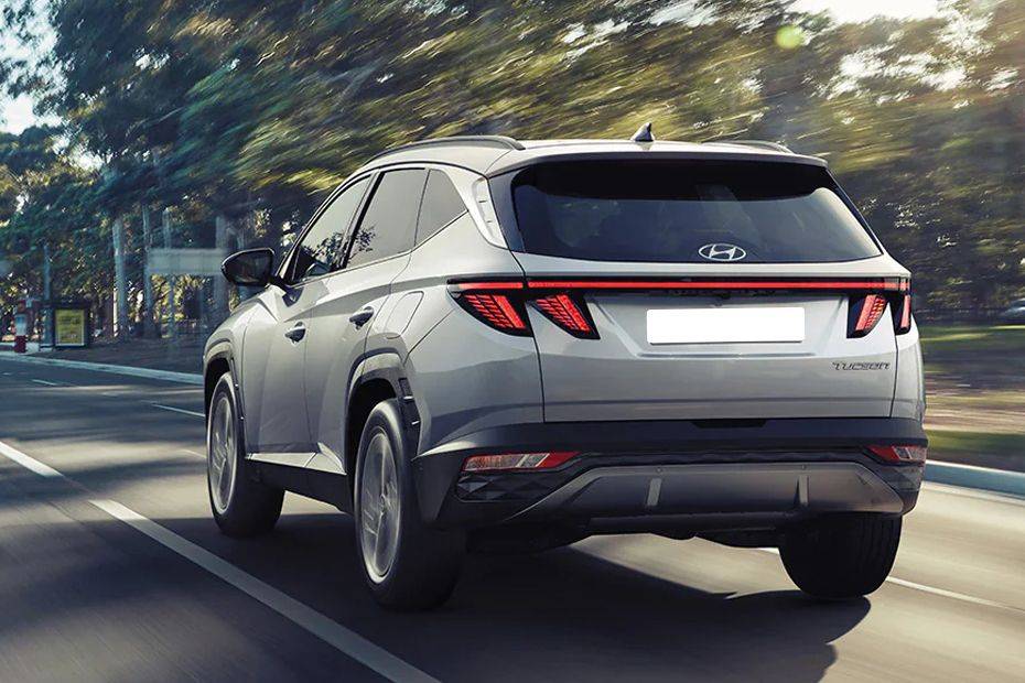 Rear Medium View of Hyundai Tucson Rear Medium View of Hyundai Tucson